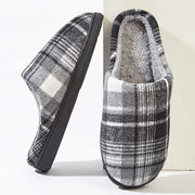 Cozy Feet, Happy Heart: Plaid Furry Slippers 🧦