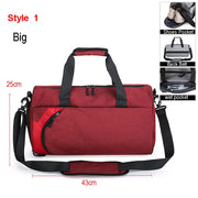 Men Gym Bags For Training Bag Tas Fitness Travel Sac De Sport Outdoor Sports Swim Women Dry Wet Gymtas Yoga Shoes Bag XA103WA