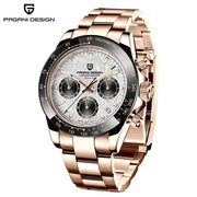 🕰️ PAGANI DESIGN V2 Men's Chronograph Watch – 40mm Quartz, Sapphire Crystal, Stainless Steel