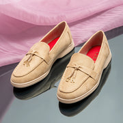 CHCH Women's Flat Shoes Autumn New Anti Velvet Single Shoes Classic Round Head Women's loafers