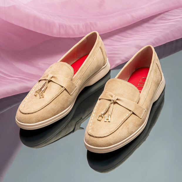 CHCH Women's Flat Shoes Autumn New Anti Velvet Single Shoes Classic Round Head Women's loafers