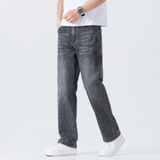 Men’s Summer Thin Straight-Leg Breathable Denim Pants