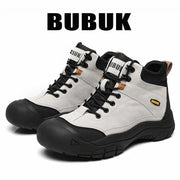 Bubuk New Men's Outdoor Boots, Fashionable and Versatile, a Must-Have for Trendy Men, Comfortable and Breathable Low-Top Versatile Outdoor Hiking Boots with Cushioning