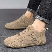 Ankle Boots For Men 2024 Spring Man Casual Sneakers Non Slip Khaki Work Mens Shoe Short Boots Loafers Lace Up Zapatillas Hombre