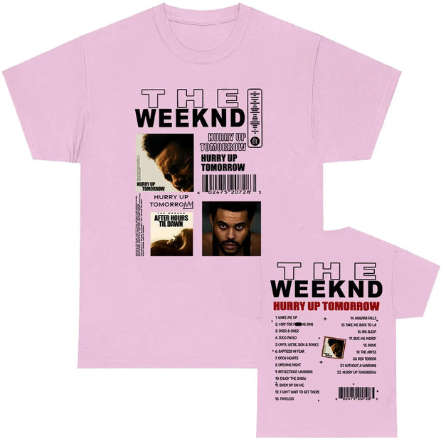 Cotton Men Tees The Weekend Harry Up Tomorrow Tshirts 2025 New Album Fashion Printing T-shirt Round Neck Unisex Streetwear Male