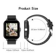 SmartLife™ 1.44" Bluetooth Smartwatch – Health & Fitness Tracker for Android & iOS