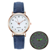 Women’s Luxury Leather Analog Quartz Watch