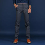 Men’s Classic Spring/Summer Cotton Casual Trousers