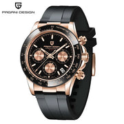 🕰️ PAGANI DESIGN V2 Men's Chronograph Watch – 40mm Quartz, Sapphire Crystal, Stainless Steel
