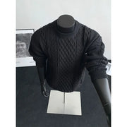 Cozy Winter Jumper Unisex Oversized Christmas Sweater Men Women Soft Casual Knit Pullover Long Sleeve Top for Cold Weather M-3XL