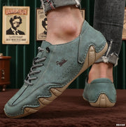 Ankle Boots for Men Fashionable Stitching Lightweight Comfortable Casual Walking Shoes Breathable Tennis Outdoor Driving Shoes