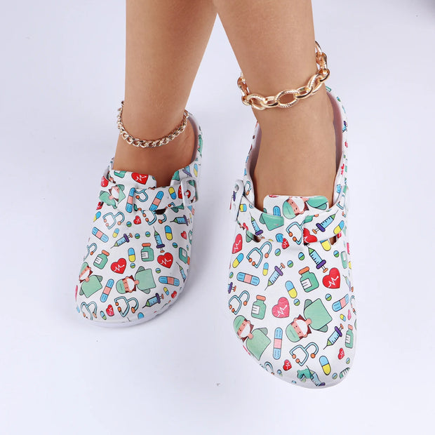 Vibrant Tie-Dye Clogs