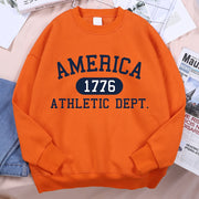 1776 America Pride Hoodie - Unisex Casual Pullover for Autumn & Winter!🇺🇸 ❄️