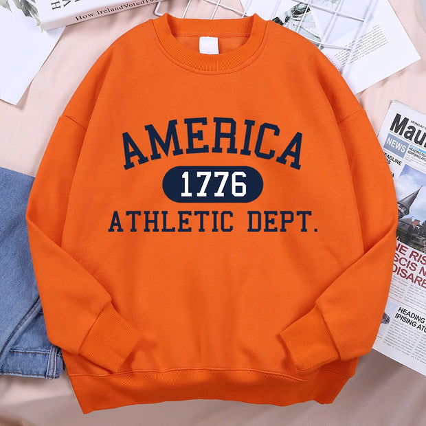 1776 America Pride Hoodie - Unisex Casual Pullover for Autumn & Winter!🇺🇸 ❄️