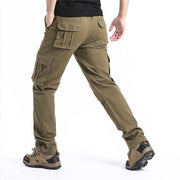 Men’s Large-Pocket Loose Tactical Overalls
