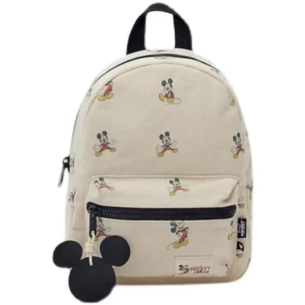 Disney Mickey Mouse Backpack - Cute Fashion Canvas School Bag for Women & Girls! 👧🏻