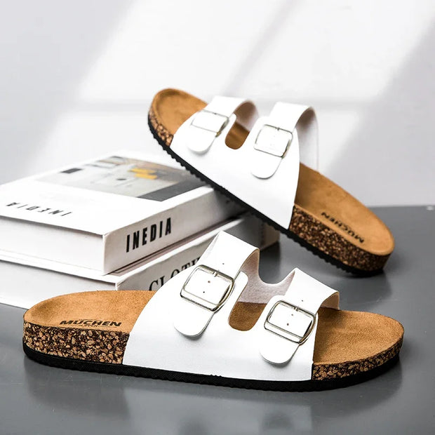 New Birken Slippers: Classic Cork Flip Flops for Couples