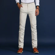 Men’s Classic Spring/Summer Cotton Casual Trousers