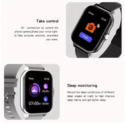 SmartLife™ 1.44" Bluetooth Smartwatch – Health & Fitness Tracker for Android & iOS