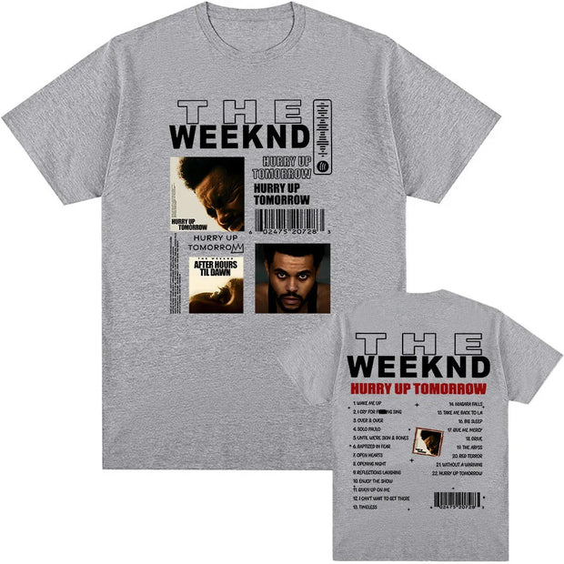 Cotton Men Tees The Weekend Harry Up Tomorrow Tshirts 2025 New Album Fashion Printing T-shirt Round Neck Unisex Streetwear Male