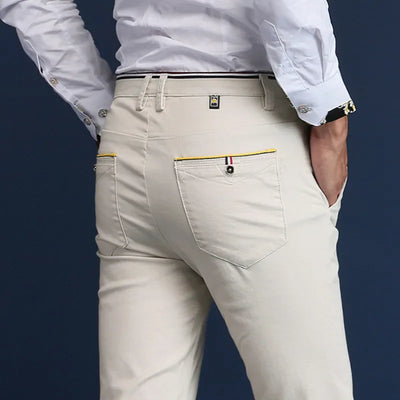 Men’s Classic Spring/Summer Cotton Casual Trousers