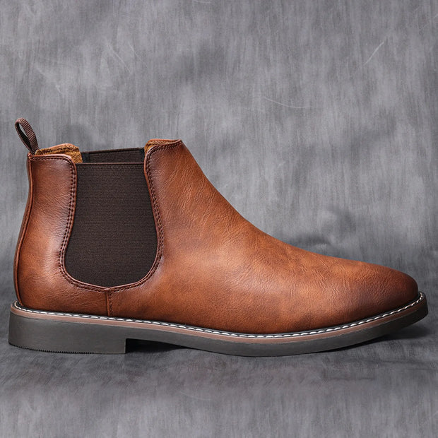 Men’s Retro Chelsea Boots – Fashionable, Comfortable, Sizes 40–46