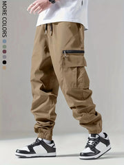 Men’s Thin Multi-Pocket Cargo Pants