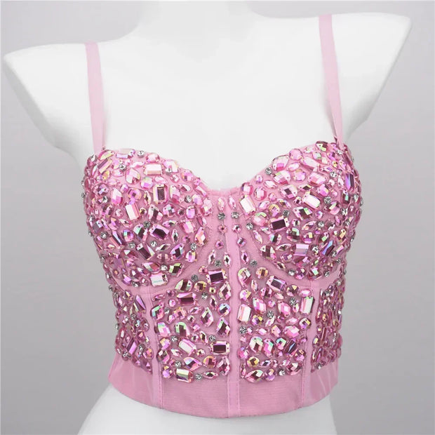 Women's Luxury Corset Tank Top – Harajuku Style Push-Up Bralette & Shaper