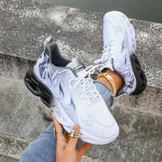 Women Casual Sports Shoes Breathable Lightweight Sneakers Anti-slip Flats Outdoor Running Walking Shoes Female Vulcanized Shoes