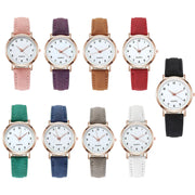 Women’s Luxury Leather Analog Quartz Watch