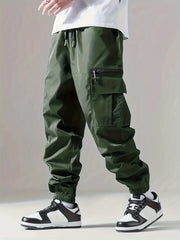 Men’s Thin Multi-Pocket Cargo Pants