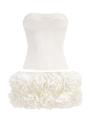 🎀 Birthday Glamour: 2-Piece Red Floral Skirt Set for Women - Perfect for Christmas, Weddings, and Prom Nights! 💃