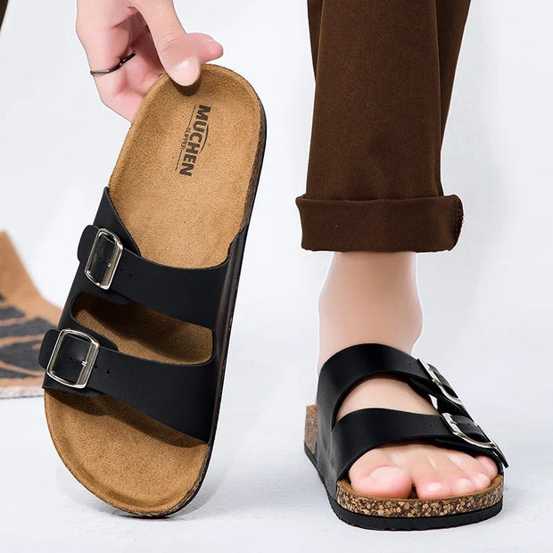 New Birken Slippers: Classic Cork Flip Flops for Couples