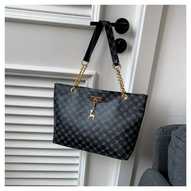 👜 Trendy Luxury Tote Bag - Spacious Shopping Bag with Fashion Printing for Women! 💃