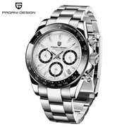 🕰️ PAGANI DESIGN V2 Men's Chronograph Watch – 40mm Quartz, Sapphire Crystal, Stainless Steel