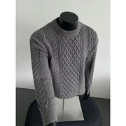 Cozy Winter Jumper Unisex Oversized Christmas Sweater Men Women Soft Casual Knit Pullover Long Sleeve Top for Cold Weather M-3XL