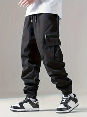 Men’s Thin Multi-Pocket Cargo Pants