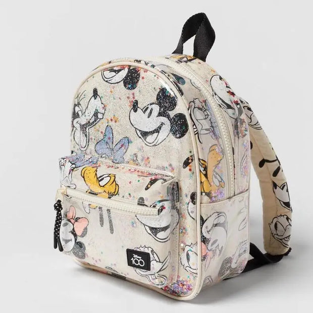 Disney Mickey Mouse Backpack - Cute Fashion Canvas School Bag for Women & Girls! 👧🏻