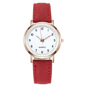 Women’s Luxury Leather Analog Quartz Watch