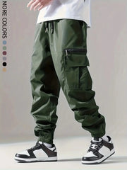 Men’s Thin Multi-Pocket Cargo Pants