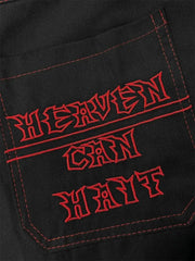 Men's 2024 New Cotton Fashion Fully Embroidered Skull Loose Straight Casual Jeans Pants High Street Hip-Hop Y2K Vintage Pants