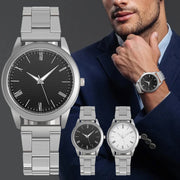Men’s Quartz Alloy Wristwatch – Classic Design, Waterproof, Ideal Gift Timepiece