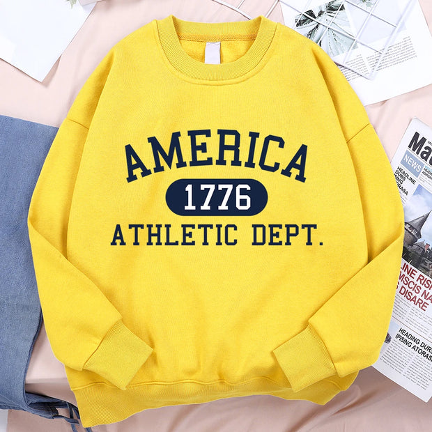 1776 America Pride Hoodie - Unisex Casual Pullover for Autumn & Winter!🇺🇸 ❄️
