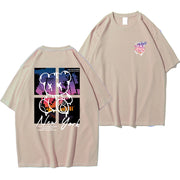 Cartoon Bear Sunset Tee