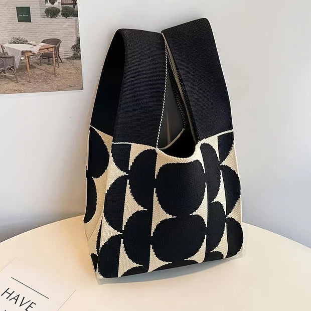 2025 New Foldable Tote Bag, Color Matching Hobo Bag, Women's Sling Crossbody Purse, Fashionable Mini Square Shoulder Bag