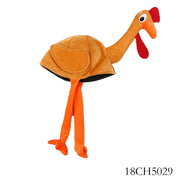 PESENAR Thanksgiving Turkey costume, Thanksgiving Turkey hat, turkey-shaped headwear, long-legged Turkey hat
