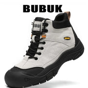 Bubuk New Men's Outdoor Boots, Fashionable and Versatile, a Must-Have for Trendy Men, Comfortable and Breathable Low-Top Versatile Outdoor Hiking Boots with Cushioning