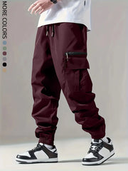Men’s Thin Multi-Pocket Cargo Pants
