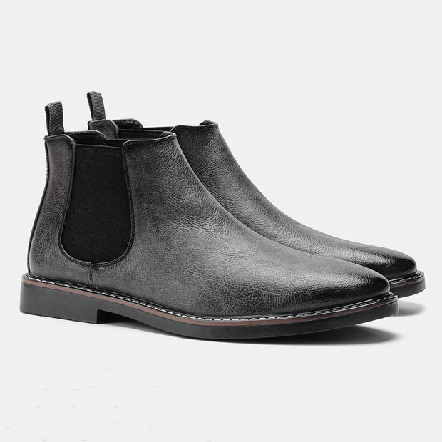 Men’s Retro Chelsea Boots – Fashionable, Comfortable, Sizes 40–46
