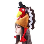 Turkish Hat Thanksgiving Day Festive Decoration Thanksgiving Themed Party Chicken Feet Festival Costume Turkey Hat Cute Caps